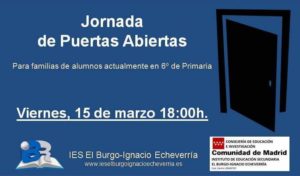 IES Burgo - jornada puertas abiertas